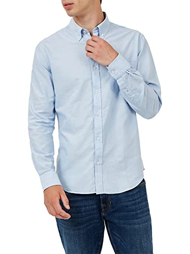 Ben Sherman Herren Hemd Azur L
