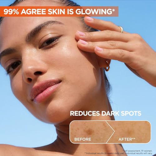 Garnier Vitamin C Brightening Serum for Face, with 4% Vitamin C, Niacinamide & Salicylic Acid, Brightens Skin, Reduces Dark Spots & Evens Skin Tone, Serum 30ml - Image 4