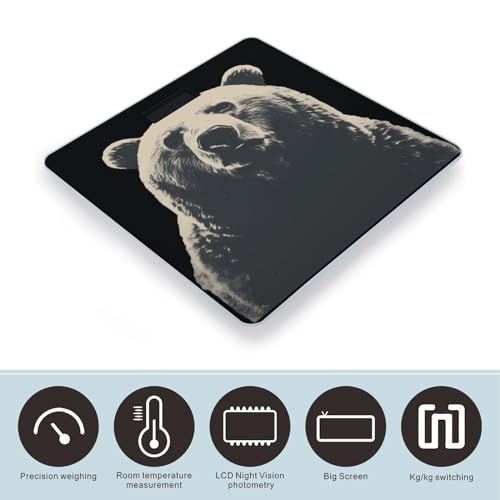 Báscula digital para peso corporal para baño miniatura 3