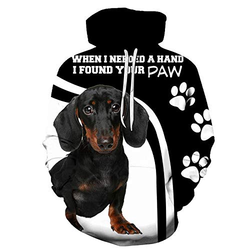Sweat à capuche chien 3D pour enfants de 4 à 16 ans