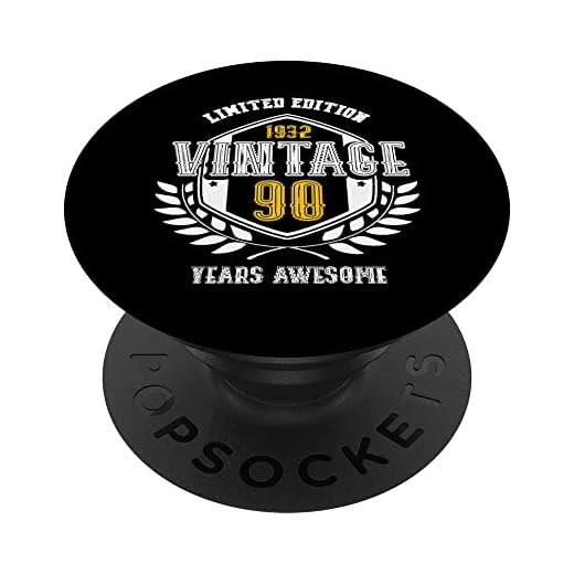 Funny Vintage 90 cumpleaños camiseta impresionante viejo pedo 1932 PopSockets PopGrip Intercambiable