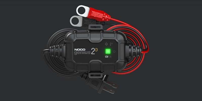 Battery Charger 120 Volt to 240 Volt AC/ 50 to 60 Hz 2 Amp Charging Current Direct-Mount