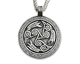 ORIGINAL DESIGN: We are a small family business located in Northern-Europe. We specialize crafting mostly Viking themed jewelry. This design is our original artwork. STAINLESS STEEL: The pendant itself is fully solid stainless steel casting. Feel fre...