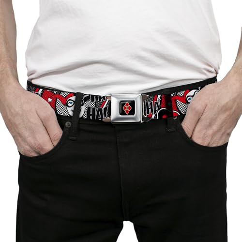 Cinturón de seguridad Buckle-Down con estampado HAHAHA! de Harley Quinn 3