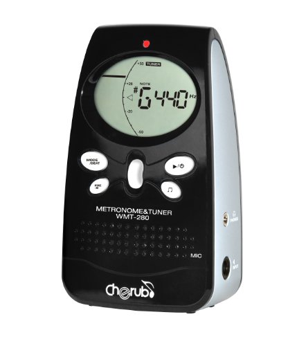 Cherub Sintonizador de metrônomo WMT-280 3 em 1