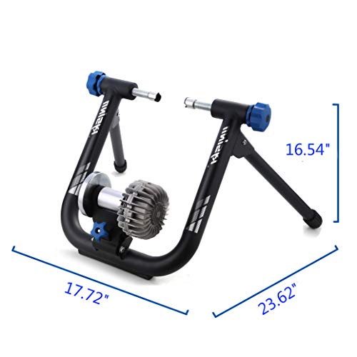 unisky Fluid Bike Trainer Stand Indoor Exercise Bicycle Training Stand Mountain & Road Bike Flywheel Stand with Noise Reduction