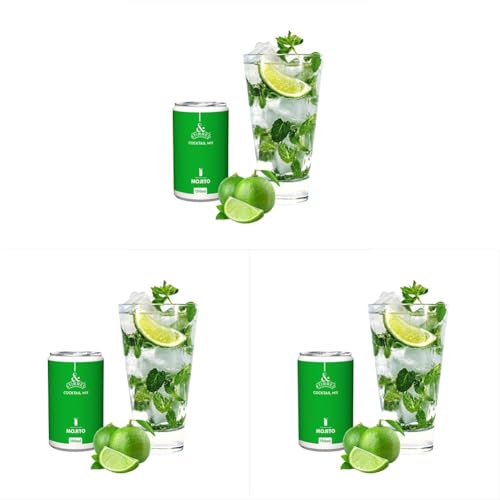 Image of &Stirred Cocktail Mix - Mojito, Pack of 18 (150ml Cans), No Preservatives, Non-Alcoholic