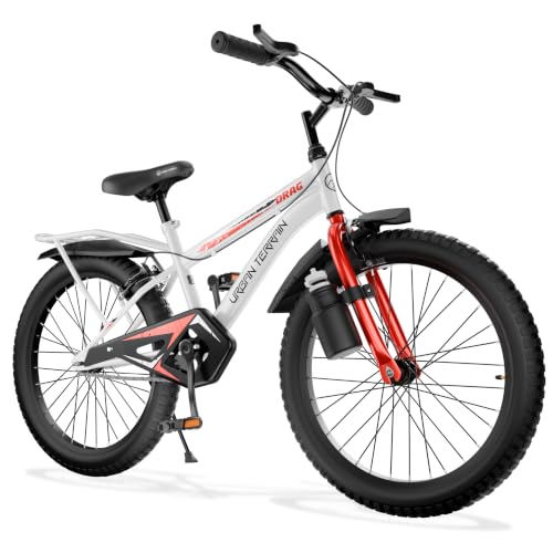 Image of Urban Terrain Drag 20T Single Speed Kids Cycle, White
