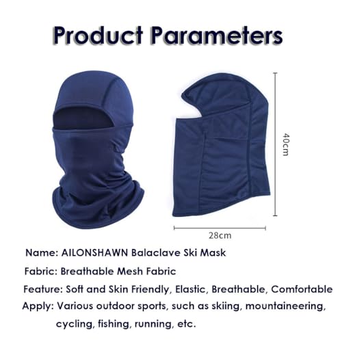 Image of Balaclava Ski Mask for Men Full Face Mask Men Shiesty Ski Mask Women Motorcycle Helmet Head Cover Summer Sun UV Protection
