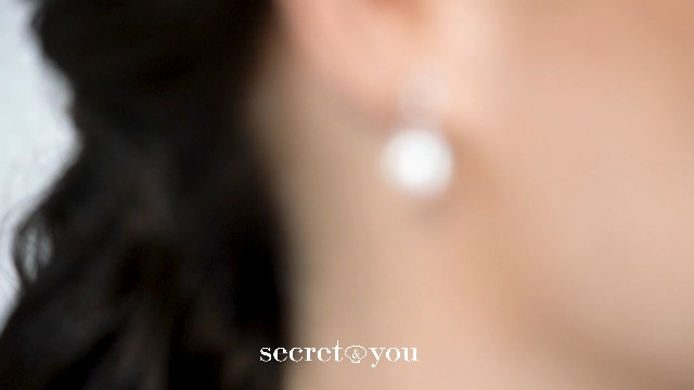 Secret & You Orecchini A Goccia In Perle D'Acqua Dolce Bianche 8-9 Mm, Con Zirconi, Montatura In Argento 925 Rodiato, Ipoallergenici