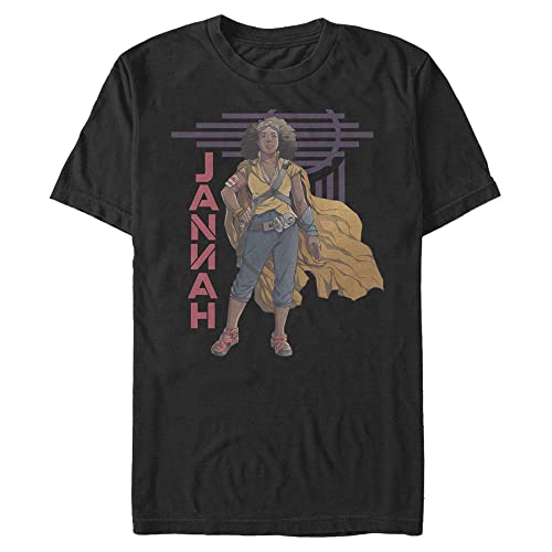 T-shirt Star Wars homme grande taille 4XL noir vêtement de Jannah