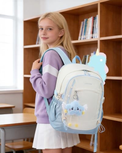 LOVEVOOK School Backpack for Teen Girl, Cute Bookbag for Student, Daypack - image 2