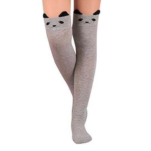 NKSS Women Socks Fashion Stockings Casual Cotton Thigh High Over Knee Cotton High Socks Womens Long Knee Sock-04_01_One Size