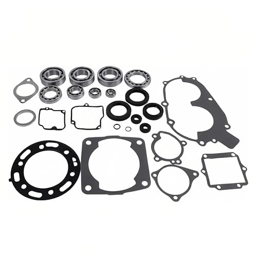 Image of Complete Engine Gasket Bearing & Oil Seal Rebuild Kit Compatible with Polaris ATV 400 & 400L 3084120 3084725 3084775 3084121 808808