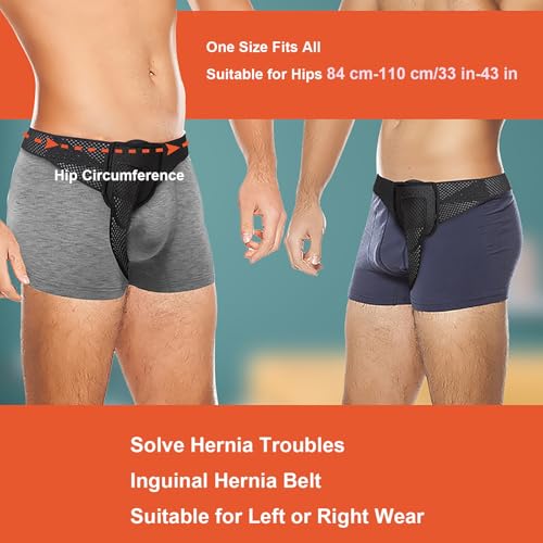 Faja para hernia inguinal para hombres y mujeres ajustable miniatura 3