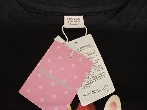 mezzo piano Tシャツ　135cm Mezzo Piano Kids T-shirt Pink Cherry Ribbon Pink Strawberry
