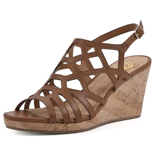 WHITE MOUNTAIN Women's Flaming Wedge Sandal