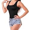 Irisnaya-Shapewear-Bodysuit-Scoop-Neck-Tank-Tops-for-Women-Tummy-Control-Waist-Trainer-Vest-Full-Body-Shaper Irisnaya Shapewear Bodysuit Scoop Neck Tank Tops for Women Tummy Control Waist Trainer Vest Full Body Shaper (3XL, Black)