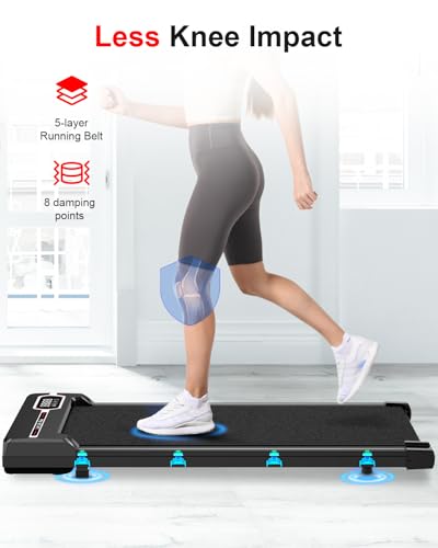 Walkingpadtreadmill2in1underdesktreadmillportableforofficehomewiderunningbeltremotecontrolleddisplay300lbcapacity Urban Country Home Decor Walking pad treadmill 2 in 1 under desk treadmill portable for office home wide running belt remote control led display 300 lb capacity urban country home decor
