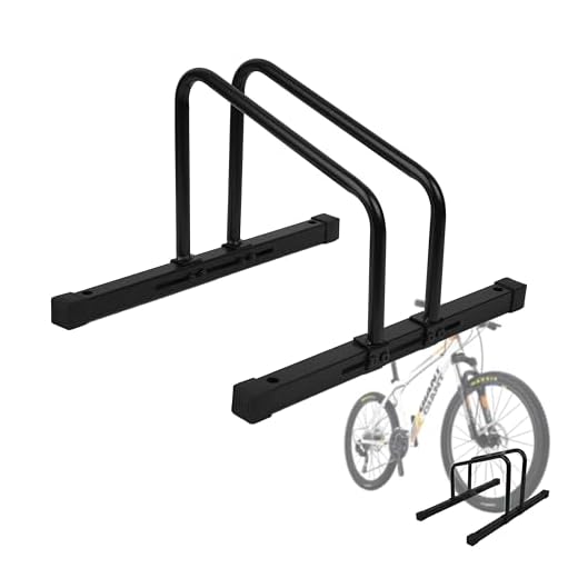 YYDS Adjustable Bike Stand - Floor Mounted, Indoor/Outdoor Use, Fits 20"-29" MTB & Road Bikes, Compact Storage