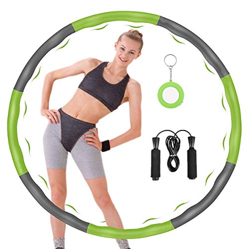 KwuLee Hula Hoop,Pneumatico a 8 sezioni, Design