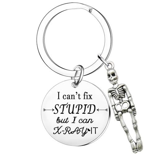 Nimteve Radiology Tech Gifts X-Ray Tech Gifts For Women Radiology Gifts Radiology Tech Keychain Funny Graduation Gifts For Radiology Radiologist X-Ray Technician Graduate
