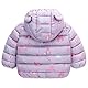 JinBei Winterjacke für Baby Mädchen, Kinder Mantel mit Kapuze Warme Einhorn Lila Kapuzenjacke, Kleinkind Ultraleicht Gepolstert Herbst Steppjacke Oberbekleidung Wintemantel Alter 1-2 Jahre