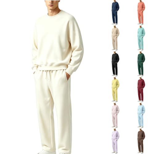 Loinjsnktng Mens Track Suits 2 Piece Set With Sweatshirts Sweatpants Fall Sweatsuits Sets Winter Activewear Gym Sports Outfit - image 1