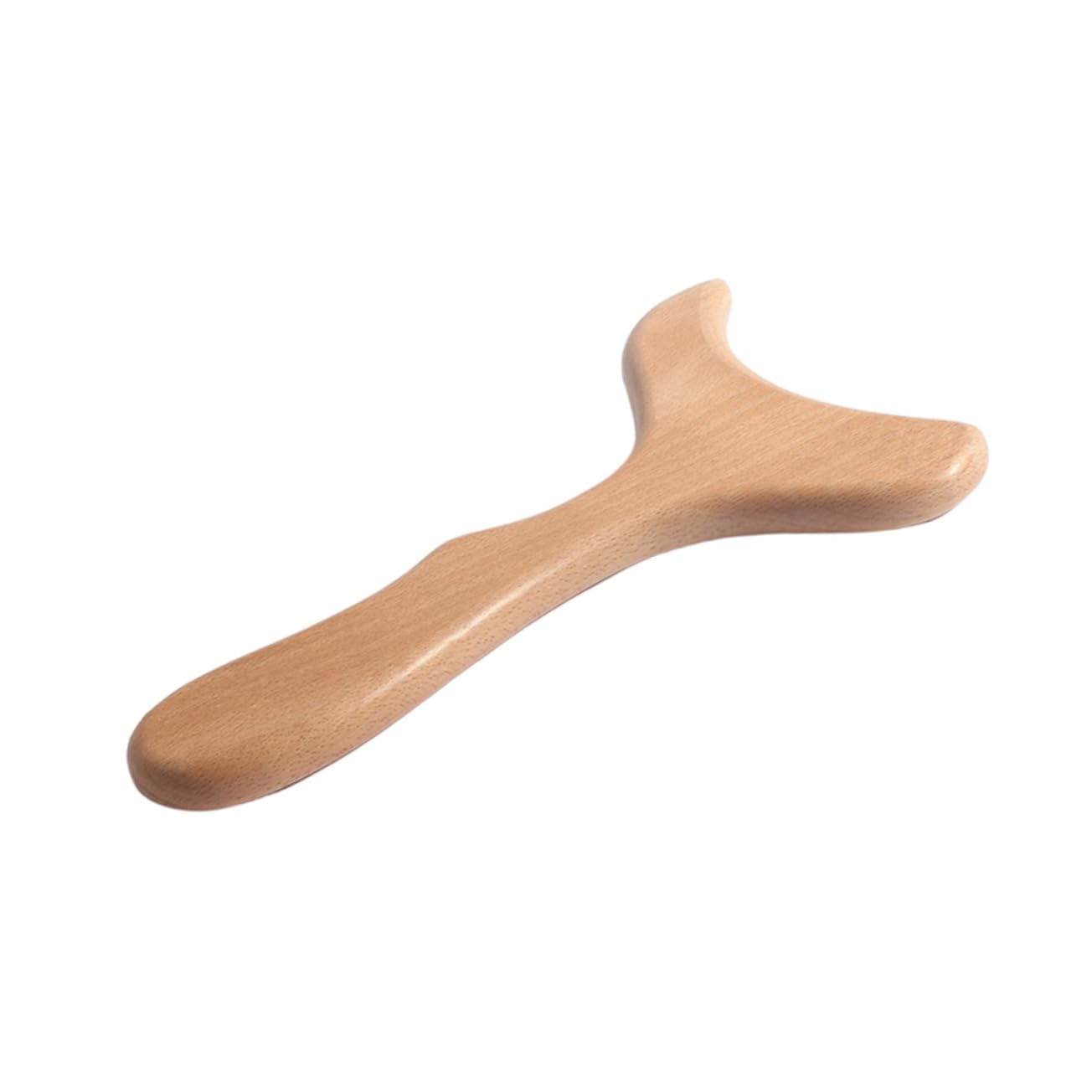 FRCOLOR Wooden Gua Sha Therapy Stick Massage Scraper for Face Body Scraping Tool Smooth Surface