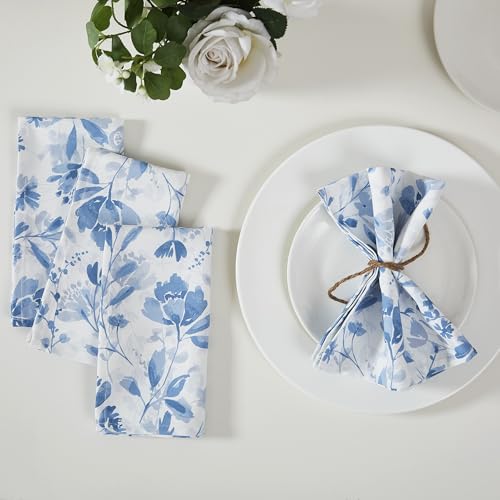 Servilletas de Tela Izod 100% Poliéster Floral Set 4 miniatura 2