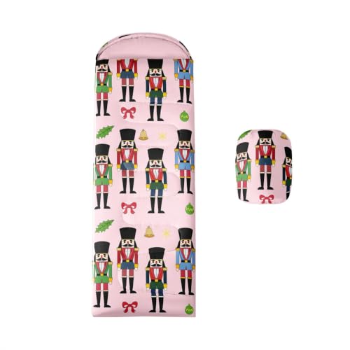 Bolsa de Dormir Feelyou Rectangular para 1 Persona Color Pink Red Black miniatura 1