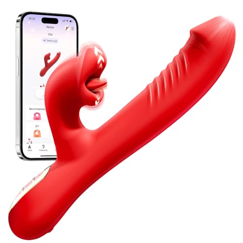 Vibrateirs for Women Today Adult Clitioral Stimulant Tool Sucker Adulthood Women Clitioral Sucking and Licking Sensory Toys Woman G587S (RED1)