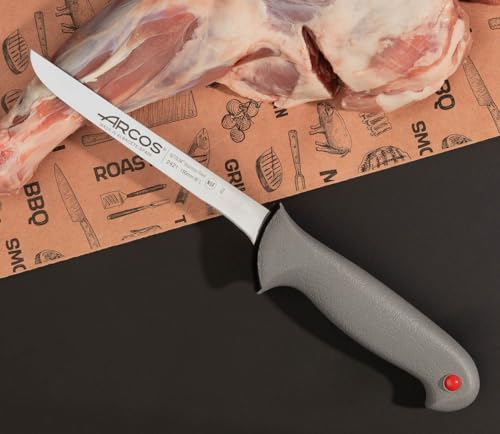 Miniatura 9 de Arcos Serie Colour Prof - Cuchillo Deshuesador - Hoja De Acero Inoxidable Nitrum De 150 Mm - Mango De Polipropileno Recubierto De Elastómero Color Gris