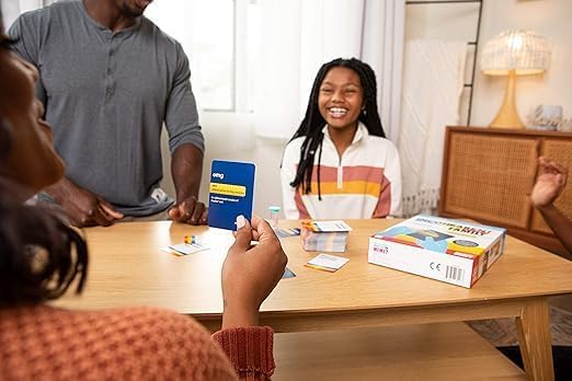 Image of Awestuffs Incohearent Family Edition Card Game - The Family Game Where You Compete to Guess, Party Game (Ages: 12 Years & Up; Players: 2+)