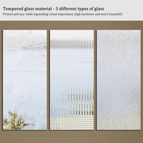 Ventana de metal rectangular de montaje empotrado con vidrio templado 6