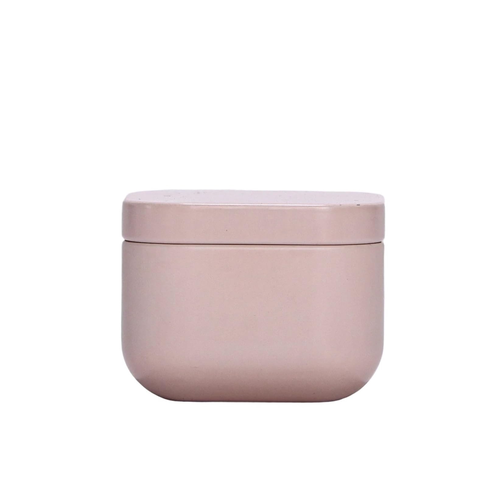 Candle Tins, Empty Square Candle Jars with Lids 12 pcs 50ml Multicolor(Pink)