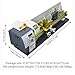 BEILOCKERY Metal Lathe RC-210E Automatic Inch/Metric Conversion 1100W Benchtop Electronic Gear Lathe Machine 50-2500rpm Variable Speed 8