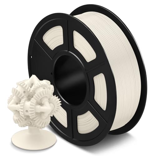 SUNLU ASA Filament 1.75mm UV/Rain/Heat Resistant Tough 3D Printer Filament Great for Printing Outdoor Functional Mechanical Parts 1kg Spool (2.2lbs) Natural