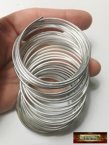 M00545-5 MOREZMORE Aluminum Wire 2mm 12Ga 5 Yards for Stop Motion Puppet Armature or Sculpture Annealed