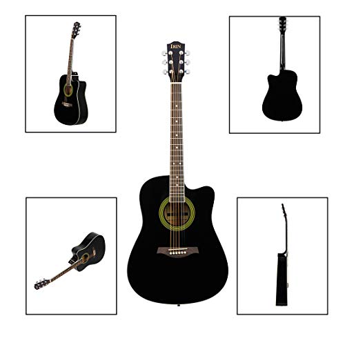 Guitare, guitare folk de 104,1 cm, guitare de style classique, guitare professionnelle pour débutant, instrument à cordes, instrument de guitare, guitare acoustique, guitare folk, guitare en tilleul - Les Beatles, Paul McCartney, John Lennon, RIngo Starr, George Harrison Guitare, guitare folk de 104,1 cm, guitare de style classique, guitare professionnelle pour débutant, instrument à cordes, instrument de guitare, guitare acoustique, guitare folk, guitare en tilleul – Image 5