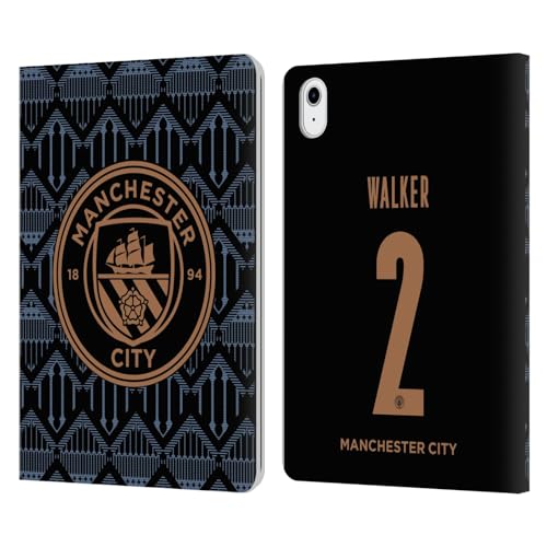 Funda Man City FC Kyle Walker iPad Air 2020 2022 libro cuero