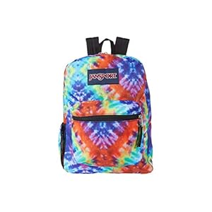Jansport JS0A47LW9TC Cross Town Red/Multi Hippie Days