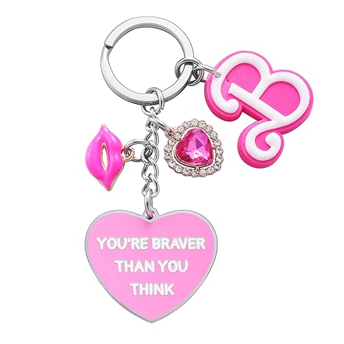 Image of Melix Home Pink Keychain Inspirational Gifts For Teen Girls Daughter Women Cute Keychains