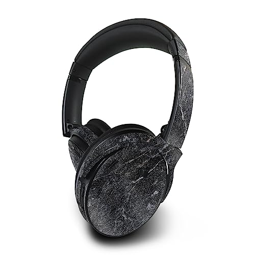 Image of MightySkins Glossy Glitter Skin Compatible with Bose QuietComfort 45 Headphones Onyx Marble | Protective, Durable High-Gloss Glitter Finish | Easy to Apply | Made in The USA