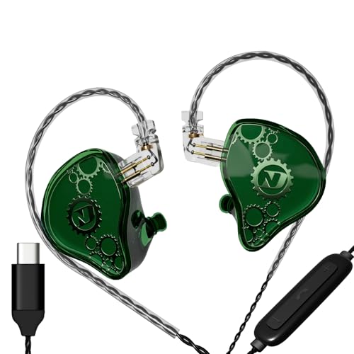 FEDAI ND Venus in Ear Monitor HeadphonesA10mm_uC_Ci~bNhCo[IEMCzAHiFiLQ[~OCzA2sO\ȃP[u(}CNAO[A^CvCvOt)