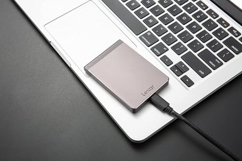 Image of Lexar Portable SSD External 1TB, 550MB /s Read & 400MB /s Write, USB 3.2, Gen 1, Type-C Portable SSD, PS5 & PS4 Compatible, External SSD with 3 Year Manufacturer's Warranty, SL200