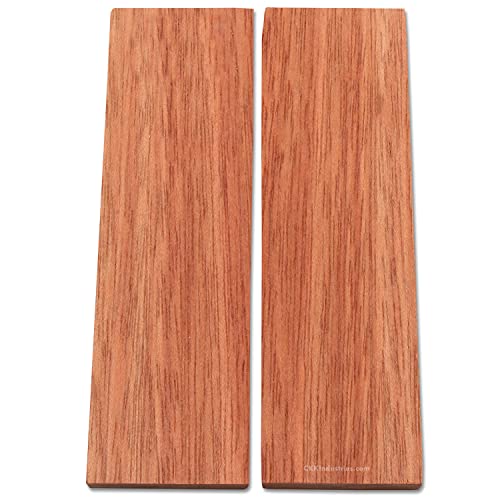 Escalas de mango EZSMITH Bloodwood natural 5 x 1.5 x 0.25 in