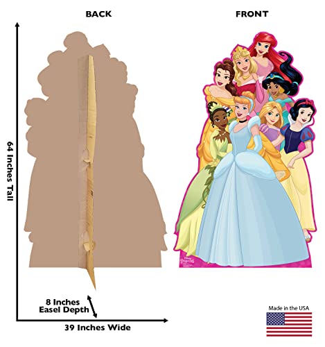 Image of Cardboard People Princess Collage Life Size Cardboard Cutout Standup - Disney