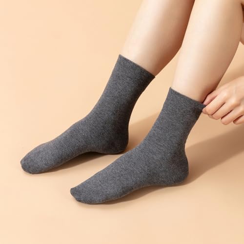 Image of Ndoobiy Womens Socks for Women Crew Ankle Long Cotton 6 Pairs