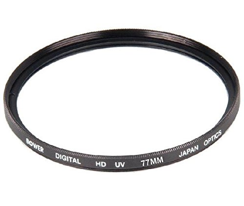 Bower 77mm Digital HD UV Lens Filter For Tamron SP AF 10-24mm f / 3.5-4.5 DI II Zoom Lens, Tamron 70-200mm f/2.8 Di LD (IF) Macro AF Lens, Tokina AT-X 116 PRO DX-II 11-16mm f/2.8 Lens